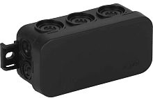 Коробка распределительная Рувинил ОП 43x80x35мм IP54 черный 67091Ч Ruvinil — купить по цене от 45 ₽ | ПрофБезопасность