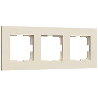 Рамка универсальная Werkel Slab 3-м. айвори матовый Werkel — купить по цене от 1&nbsp;150 ₽ | ПрофБезопасность