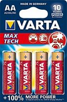 Элемент питания VARTA Max Tech/ LONGLIFE MAX  LR6 AA BL2