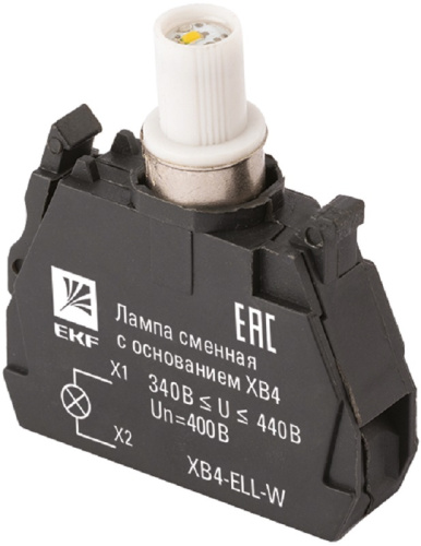 Ламповый блок подсветки светодиодный EKF PROxima XB4 400В белый