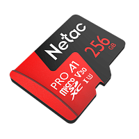 Карта памяти MicroSDXC Netac P500 Extreme Pro 256Gb + адаптер NT02P500PRO-256G-R картинка