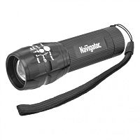 Фонарь ручной Navigator 94 967 NPT-CM03-3AAA Алюминий/черный Navigator — купить по цене от 350 ₽ | ПрофБезопасность