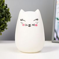 Настольный светильник "Кошечка" белый СимаЛенд — купить по цене от 475 ₽ | ПрофБезопасность