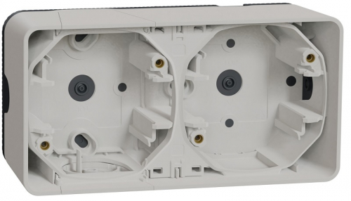 Коробка для наружнего монтажа Schneider Electric Mureva Styl 2-м. IP55 белый картинка