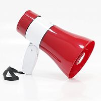Мегафон ручной TerraSound MG-619U-compact красный