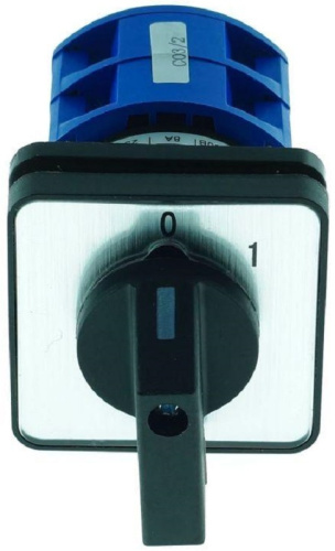 Переключатель кулачковый CHINT LW32-25/C04/2 4п 25А "0-1" 400В