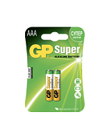 Элемент питания GP LR03 Super Alkaline G-TECH 24AUPA21-2CRSBC2 2 шт (упак) AAA (батарейка)