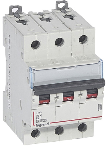 Выключатель автоматический Legrand DX3-E 10000 3п 1А B 16кА