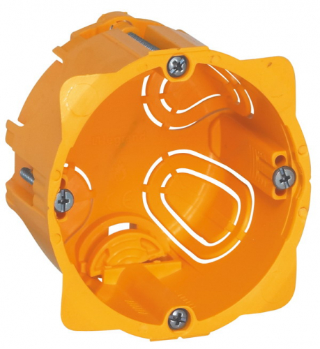 Коробка установочная Legrand Batibox СП 67x50мм для сухих перегородок желтый