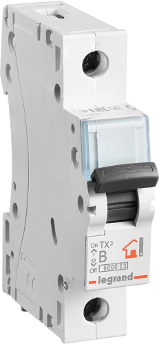 Выключатель автоматический Legrand TX3 6000 1п 50А B 6кА