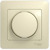Светорегулятор поворотный с рамкой Systeme Electric Glossa 60-300Вт бежевый Systeme Electric — купить по цене от 2&nbsp;027 ₽ | ПрофБезопасность