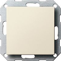 Заглушка без рамки Gira System55 1-м. кремовый глянец Gira — купить по цене от 1&nbsp;040 ₽ | ПрофБезопасность
