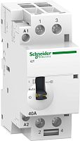 Контактор модульный Schneider Electric Acti9 iCT 2п 2НО 63А 230В с ручкой управления АС