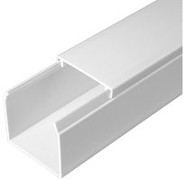 Кабель-канал Промрукав 40x40мм (2000мм) белый (уп. 60м.)