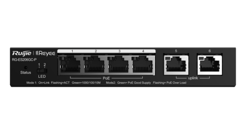 Коммутатор Ruijie Reyee RG-ES206GC-P PoE фото 5