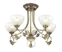 Люстра потолочная пятирожковая Lumion LN17 246 E27 220В Бронза Lumion — купить по цене от 11&nbsp;390 ₽ | ПрофБезопасность