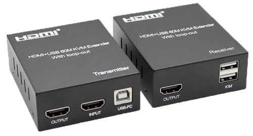 HDMI KVM Extender 60м 4K