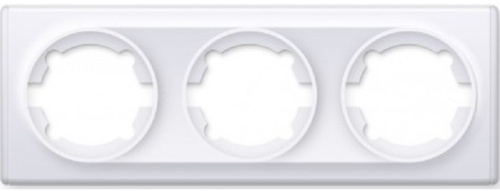 Рамка универсальная OneKeyElectro Florence 3-м. белый OneKey — купить по цене от 60 ₽ | ПрофБезопасность фото 2