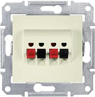 Розетка аудио без рамки Schneider Electric Sedna 2-м. бежевый