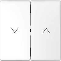 Лицевая панель Schneider Electric Merten D-Life для 2-кл. выключателя жалюзи белый лотос