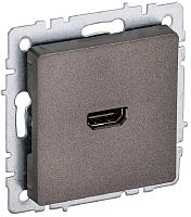 Розетка HDMI без рамки IEK Brite РHDMI-0-БрТБ 1-м. темная бронза