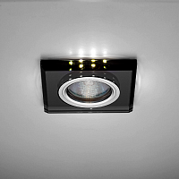 Светильник встраиваемый Италмак Bohemia LED 51 8 71 декор. стекло, подсветка MR16 220В Черный Италмак — купить по цене от 350 ₽ | ПрофБезопасность