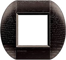 Рамка овальная Legrand BTicino LivingLight 2 мод Темный дуб 