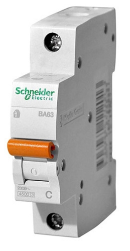Выключатель автоматический Schneider Electric Домовой 1п C 40А ВА63 4.5кА фото 2