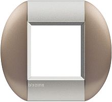 Рамка овальная Legrand BTicino LivingLight 2 мод Бронзовый  Legrand — купить по цене от 1&nbsp;211 ₽ | ПрофБезопасность