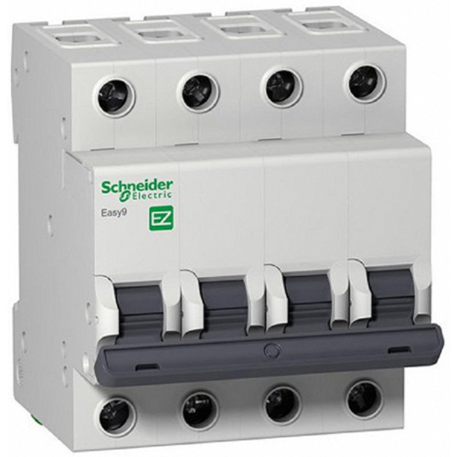 Выключатель автоматический Schneider Electric Easy9 4п 16А C 4.5кА фото 2