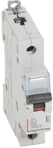 Выключатель автоматический Legrand DX3-E 6000 1п 2А B 10кА