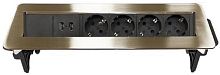 Розетка встраеваемая полуавтоматическая Mebax 47 4-м.+2xUSB 319х93мм серый металлик Mebax — купить по цене от  | ПрофБезопасность
