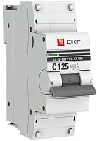 Выключатель автоматический EKF PROxima ВА47-100 1п 125А C 10кА