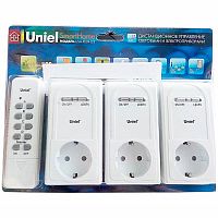 Дистанционный выключатель Uniel USH-P009-G3 220В 3хс3600Вт/25м/1хА23S/IP20 Uniel — купить по цене от 1&nbsp;840 ₽ | ПрофБезопасность