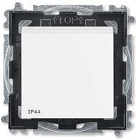 Переключатель без рамки ABB EPJ Levit 1-кл. проходной IP44 белый/белый
