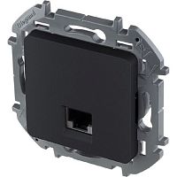 Розетка компьютерная без рамки Legrand Inspiria 1-м. RJ45 6e антрацит Legrand — купить по цене от 1&nbsp;200 ₽ | ПрофБезопасность