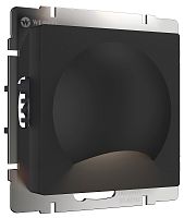 Встраиваемая LED подсветка без рамки Werkel Moon X1 1Вт 4000К черный матовый