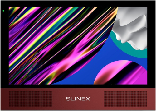 Монитор видеодомофона Slinex Sonik 10 черный/марсала картинка фото 3