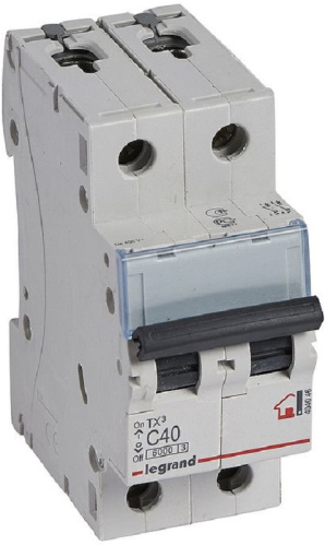 Выключатель автоматический Legrand TX3 6000 2п 40А C 6кА