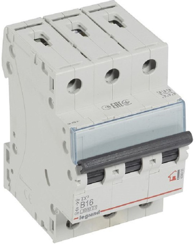 Выключатель автоматический Legrand TX3 6000 3п 16А B 6кА