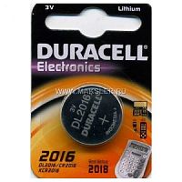 Элемент питания Duracell CR2016 (цена за 1 шт.) (батарейка)