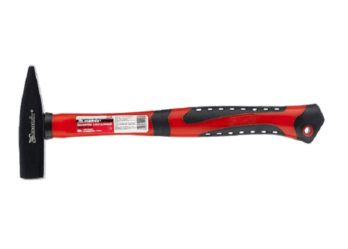 Молоток слесарный Matrix 400 г, фибергласовая обрезиненная рукоятка 10322