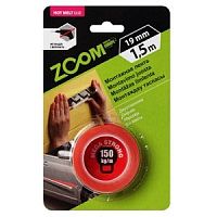 Лента двухсторонняя монтажная Mega Strong 19мм*1,5м ZOOM