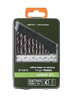 Набор свёрл по металлу Дело Техники 211213 Cobalt 5% , 13шт.