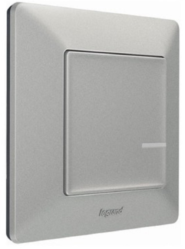 Умный выключатель беспроводной Valena Life Netatmo 1-кл. IP20 алюминий Legrand — купить по цене от 5&nbsp;428 ₽ | ПрофБезопасность