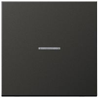 Лицевая панель Jung LS990 metal для 1-кл. выключателя с подсветкой антрацит Jung — купить по цене от 5&nbsp;370 ₽ | ПрофБезопасность