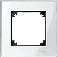 Рамка универсальная Schneider Electric Merten M-Elegance 1-м. стекло белый бриллиант  Schneider Electric — купить по цене от 3&nbsp;048 ₽ | ПрофБезопасность