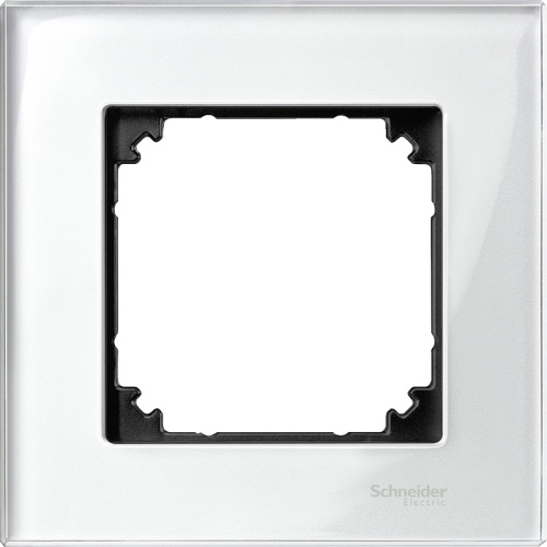 Рамка универсальная Schneider Electric Merten M-Elegance 1-м. стекло белый бриллиант  Schneider Electric — купить по цене от 3&nbsp;048 ₽ | ПрофБезопасность