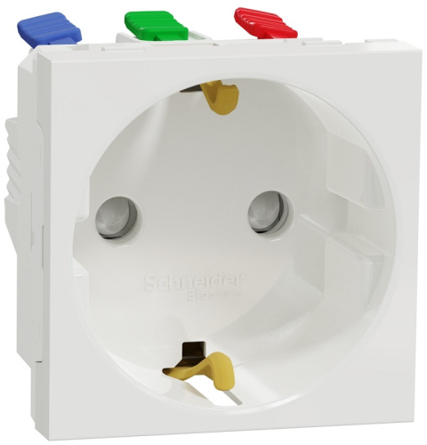 Розетка с заземлением без рамки Schneider Electric Unica Modular 1-м. шторки белый, Schneider Electric, купить, цена, доставка, безопасность Розетка с заземлением без рамки Schneider Electric Unica Modular 1-м. шторки белый Schneider Electric — купить по цене от 264 ₽ | ПрофБезопасность