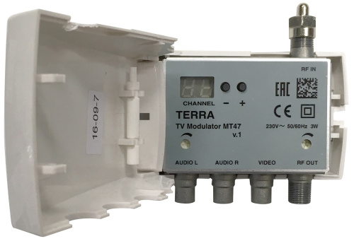 Модулятор AV-RF Terra MT 47 TERRA — купить по цене от 5&nbsp;700 ₽ | ПрофБезопасность